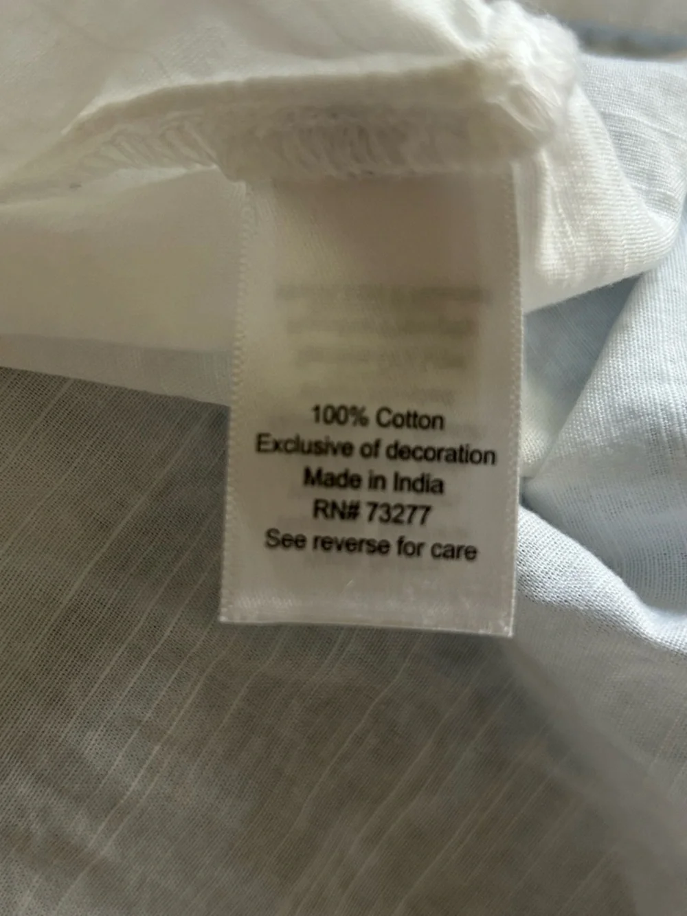 Croft & Barrow - White Embroidered Cotton Top - Picture 6 of 9